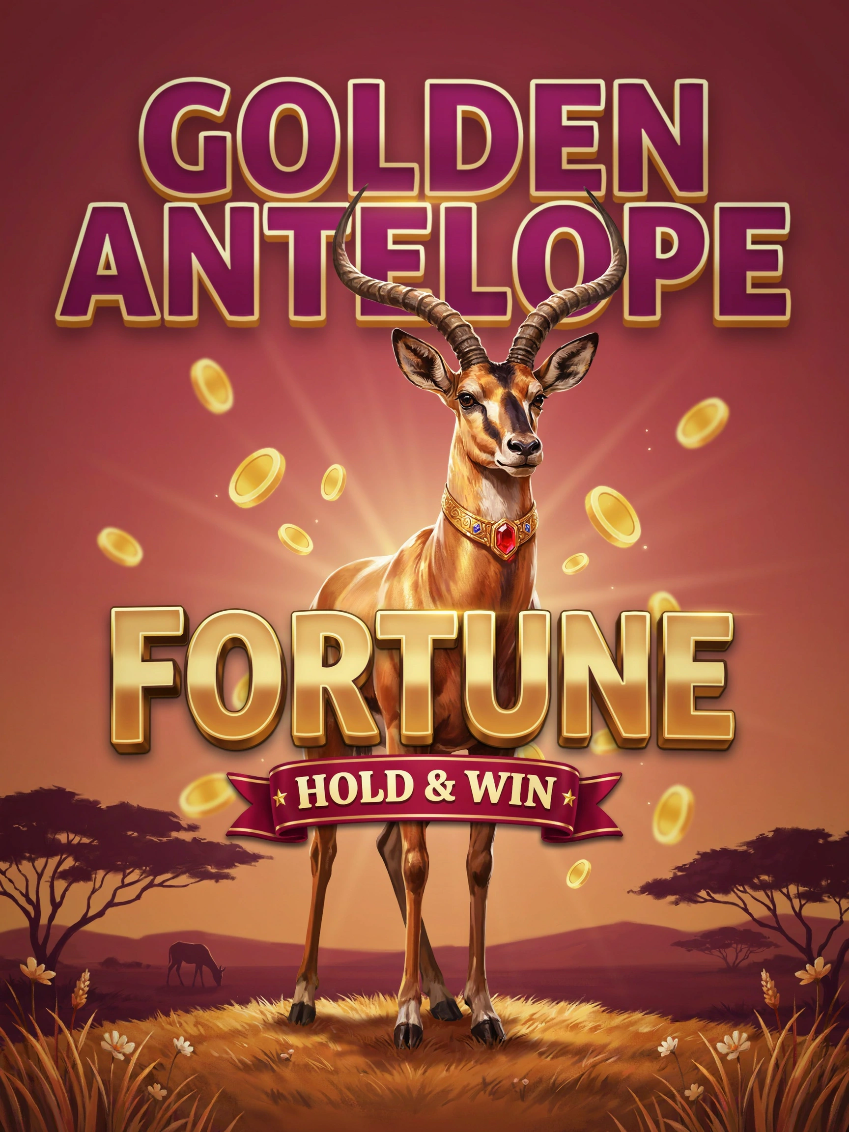 Golden Antelope Fortune Hold and Win pokie cover art