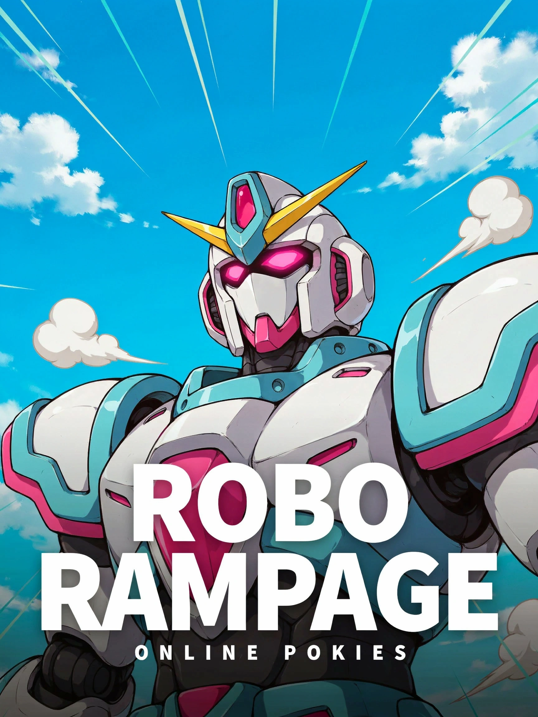 Artwork from the Mecha Mayhem pokie